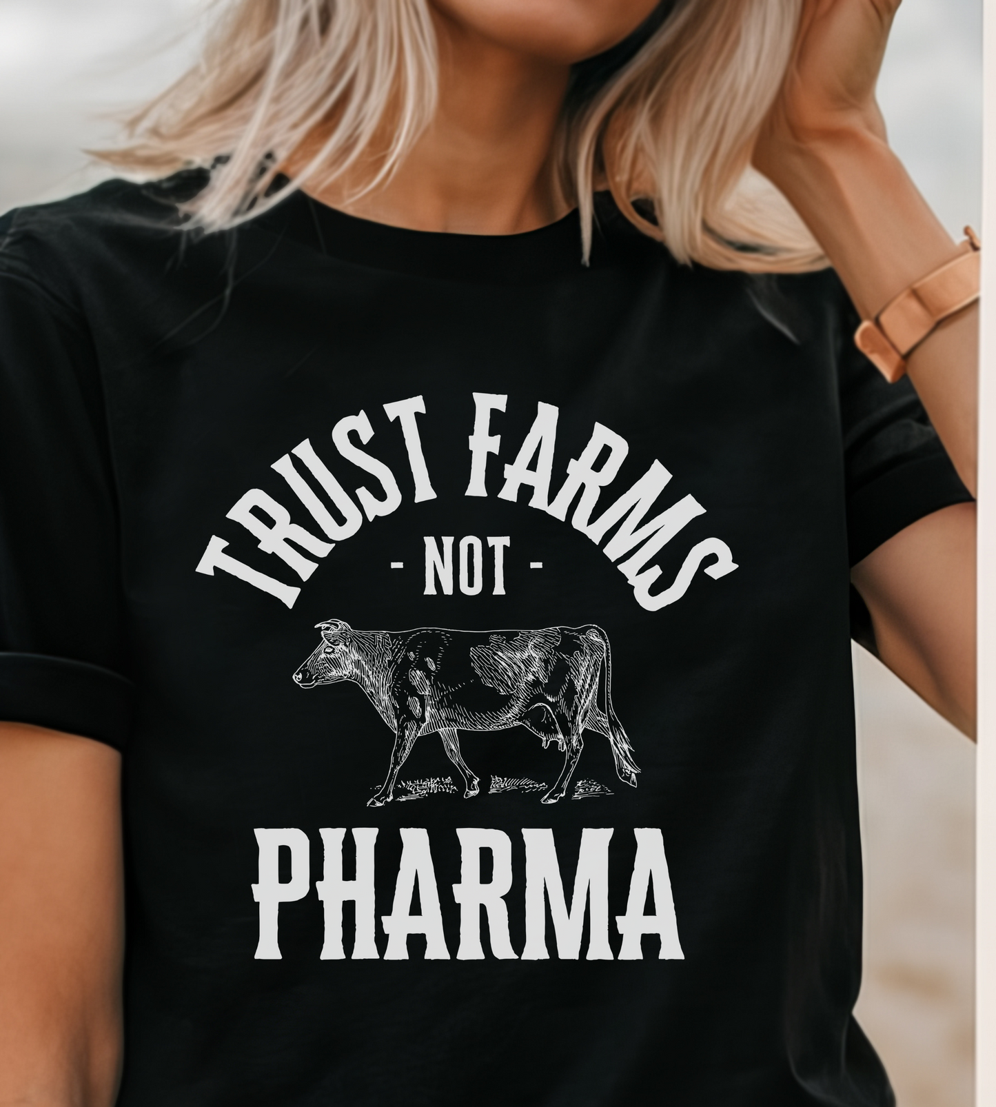 Trust Farms Not Pharma Unisex T-Shirt